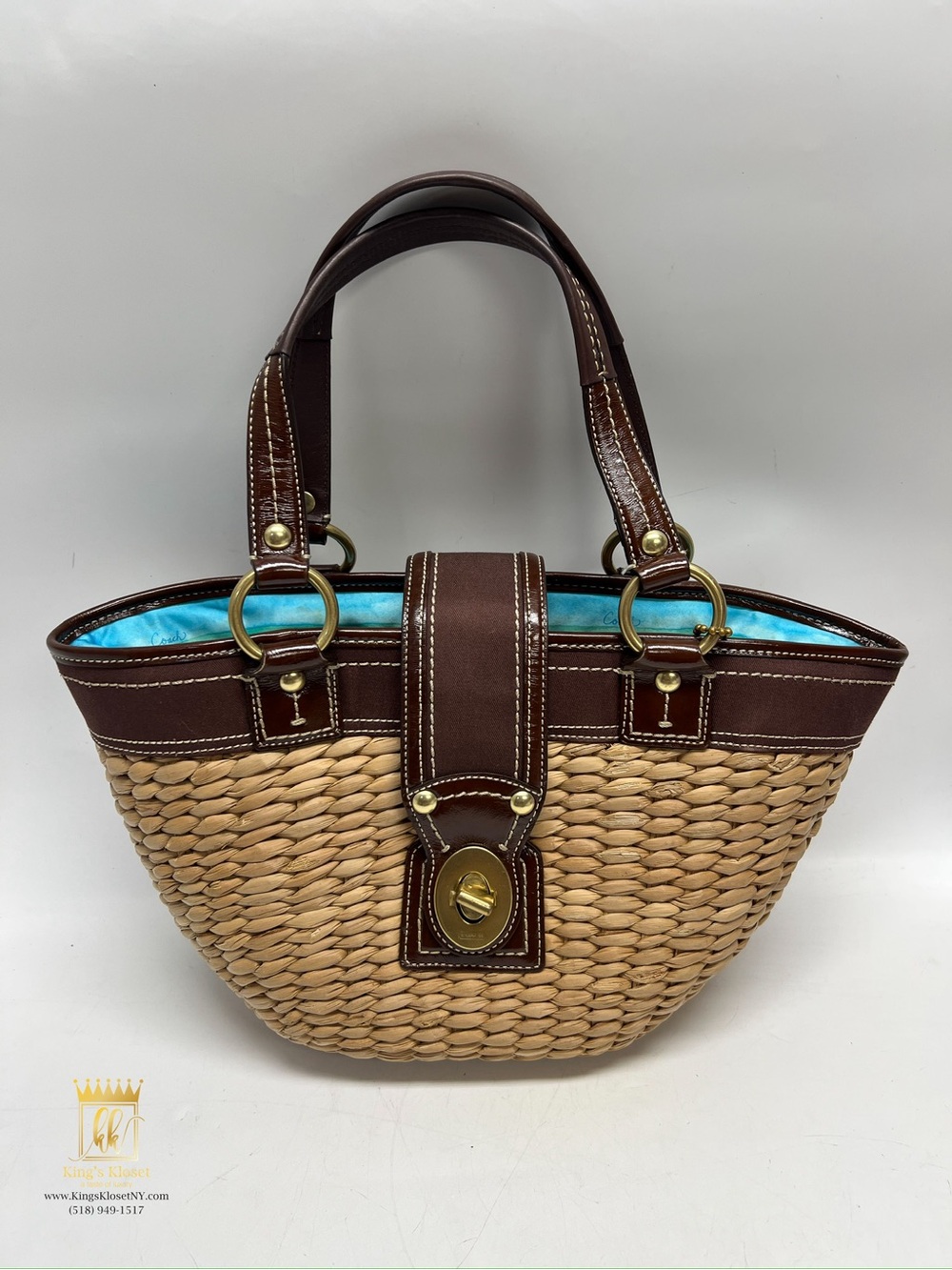 Coach basket bag